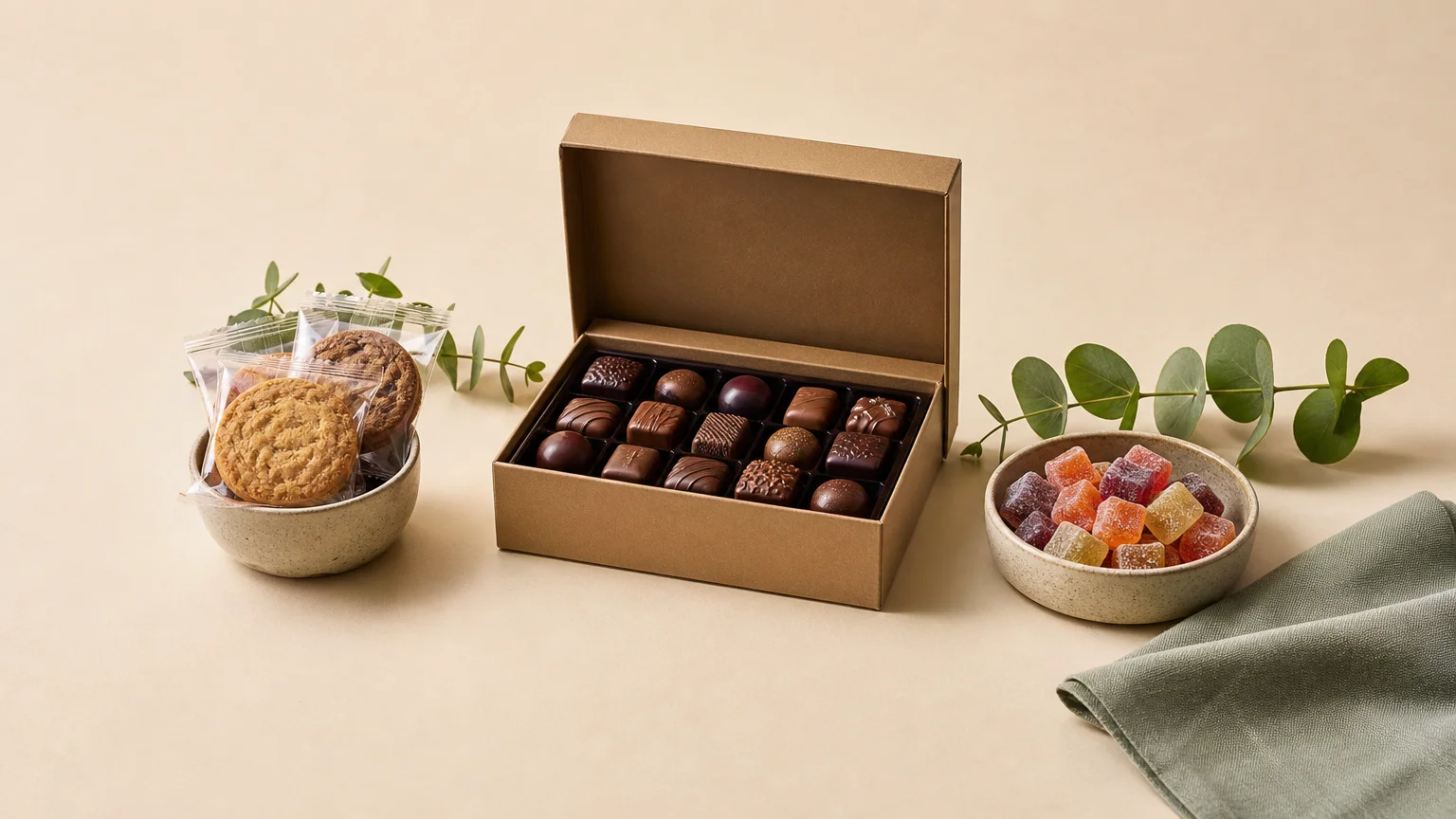 Gourmandises publicitaires personnalisées : le guide B2B