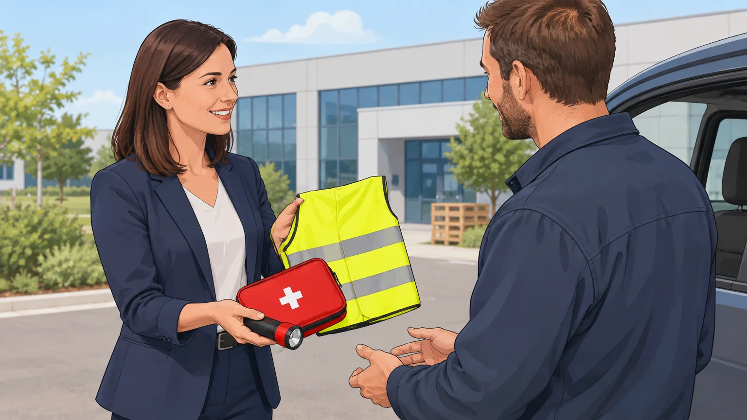Distribution professionnelle d’accessoires de sécurité automobile personnalisés