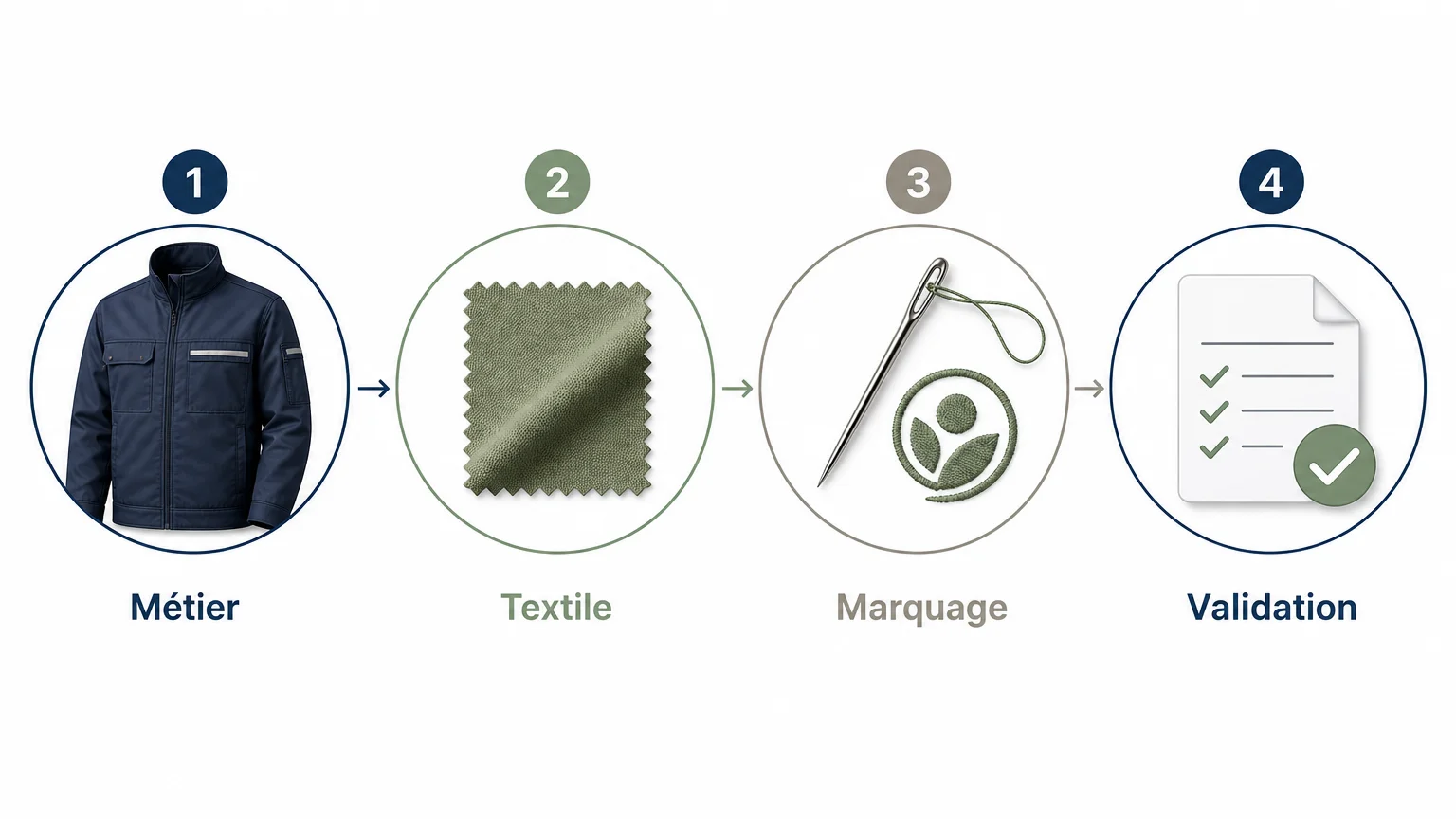 Checklist pour préparer un projet de personnalisation textile