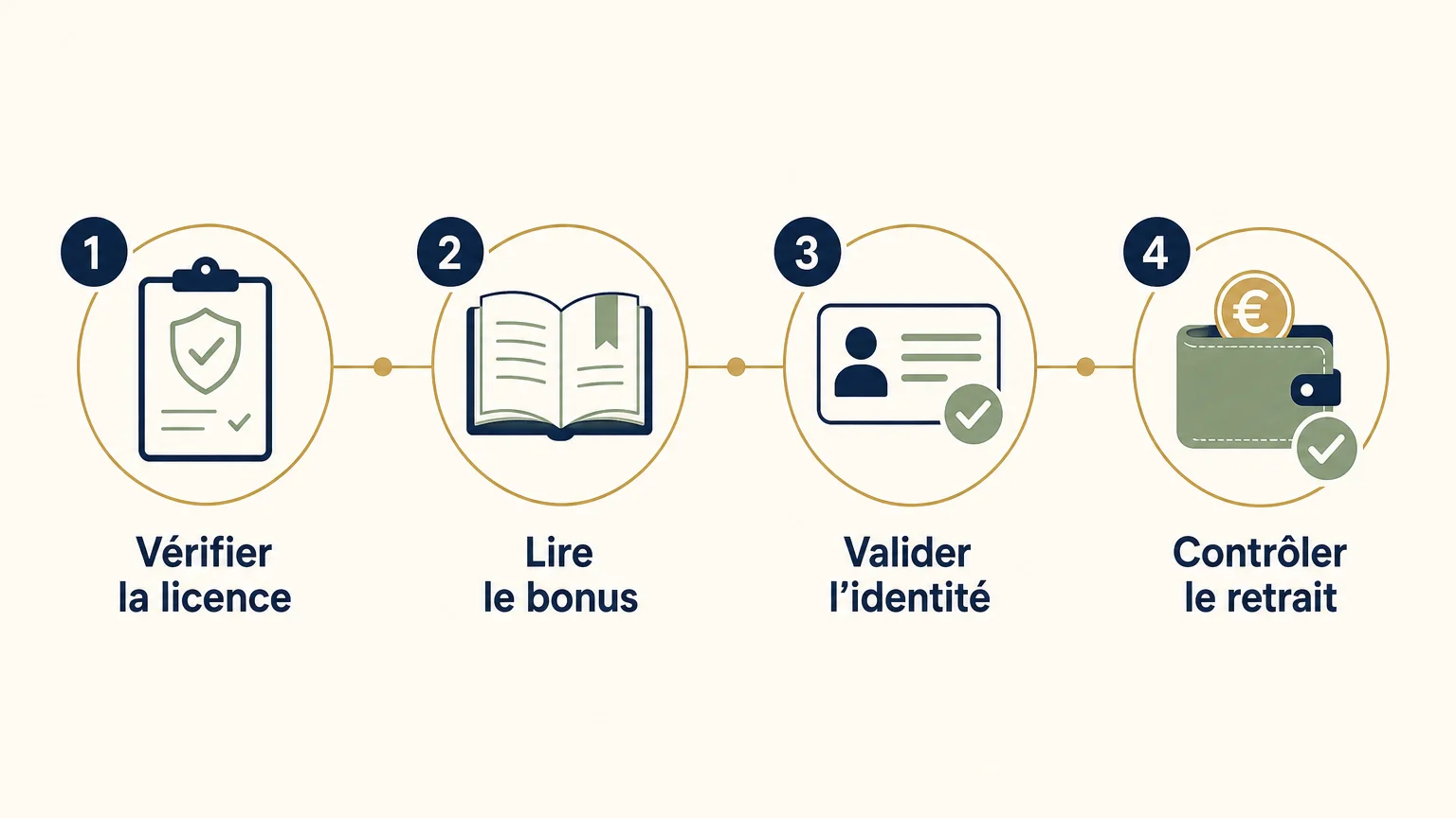 Liste de contrôle avant inscription sur un casino en ligne