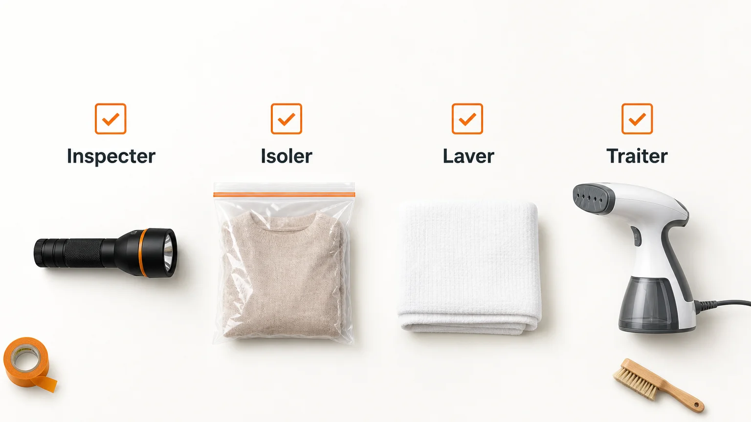 Checklist en quatre étapes pour agir face à des punaises de lit