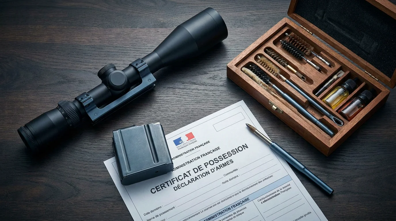 Réglementation de la vente d'accessoires d'armes en ligne en France