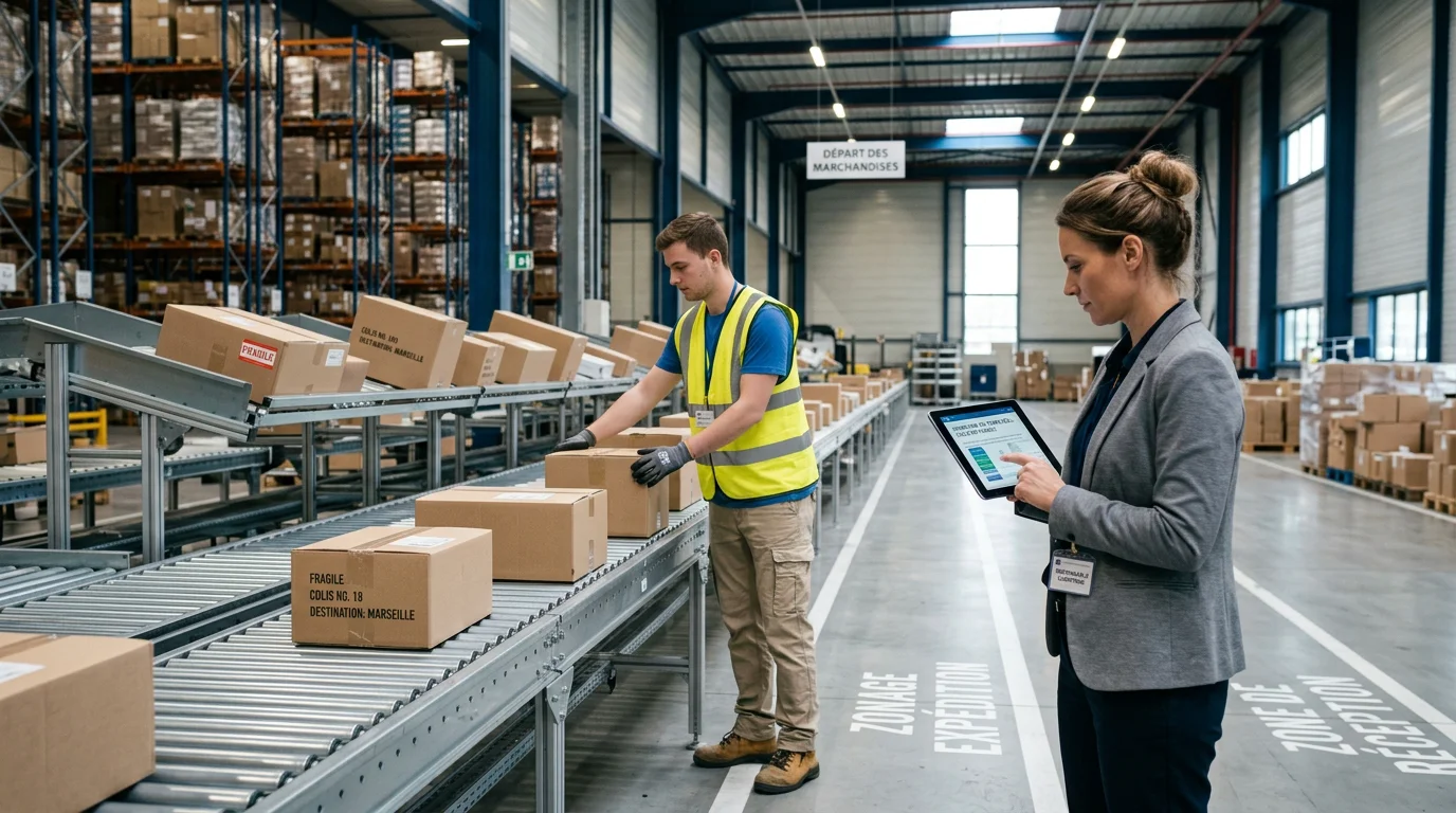 Chaîne logistique et supervision des livraisons fournisseurs en entrepôt