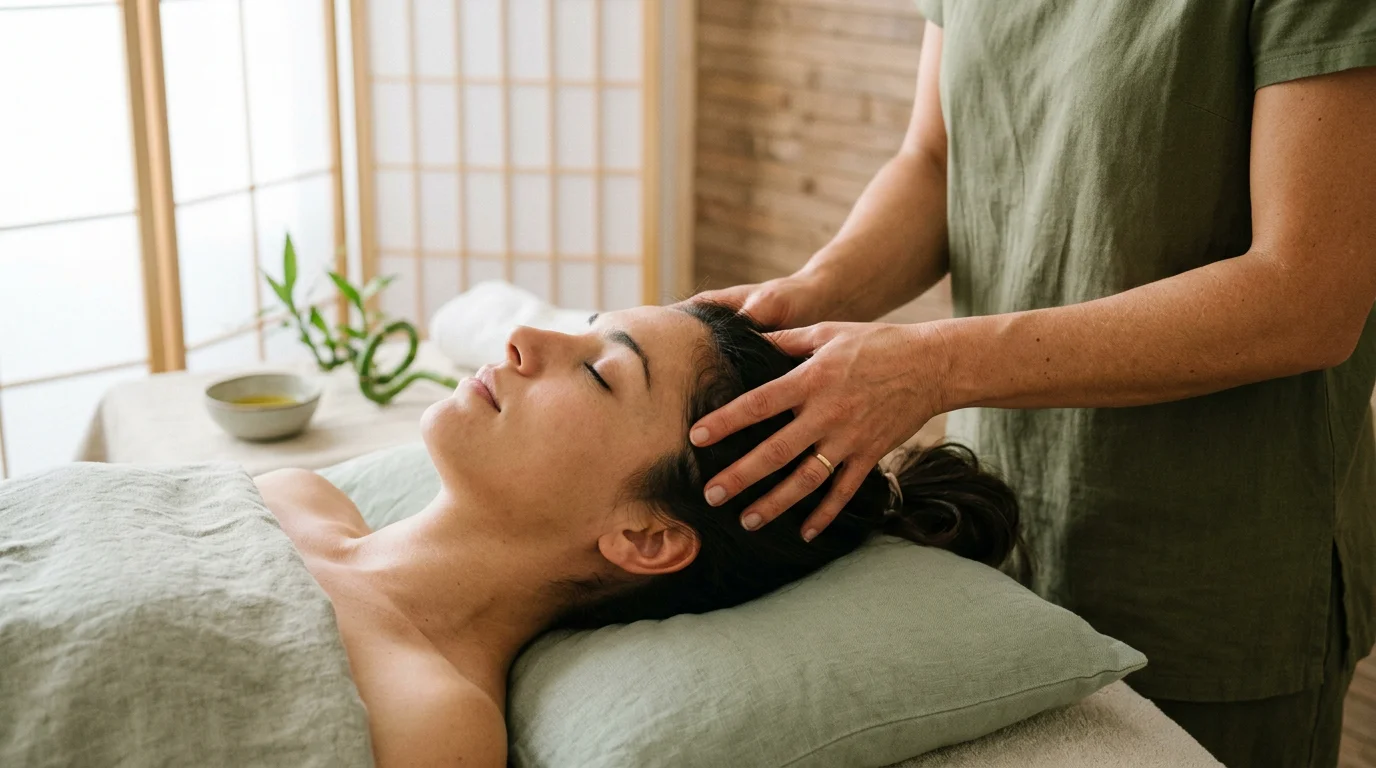 Soin Head Spa japonais du cuir chevelu réalisé par une praticienne formée