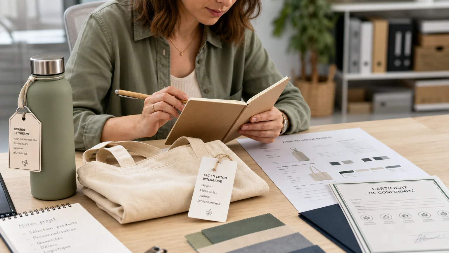 Vérification de labels et de documents sur des objets publicitaires responsables