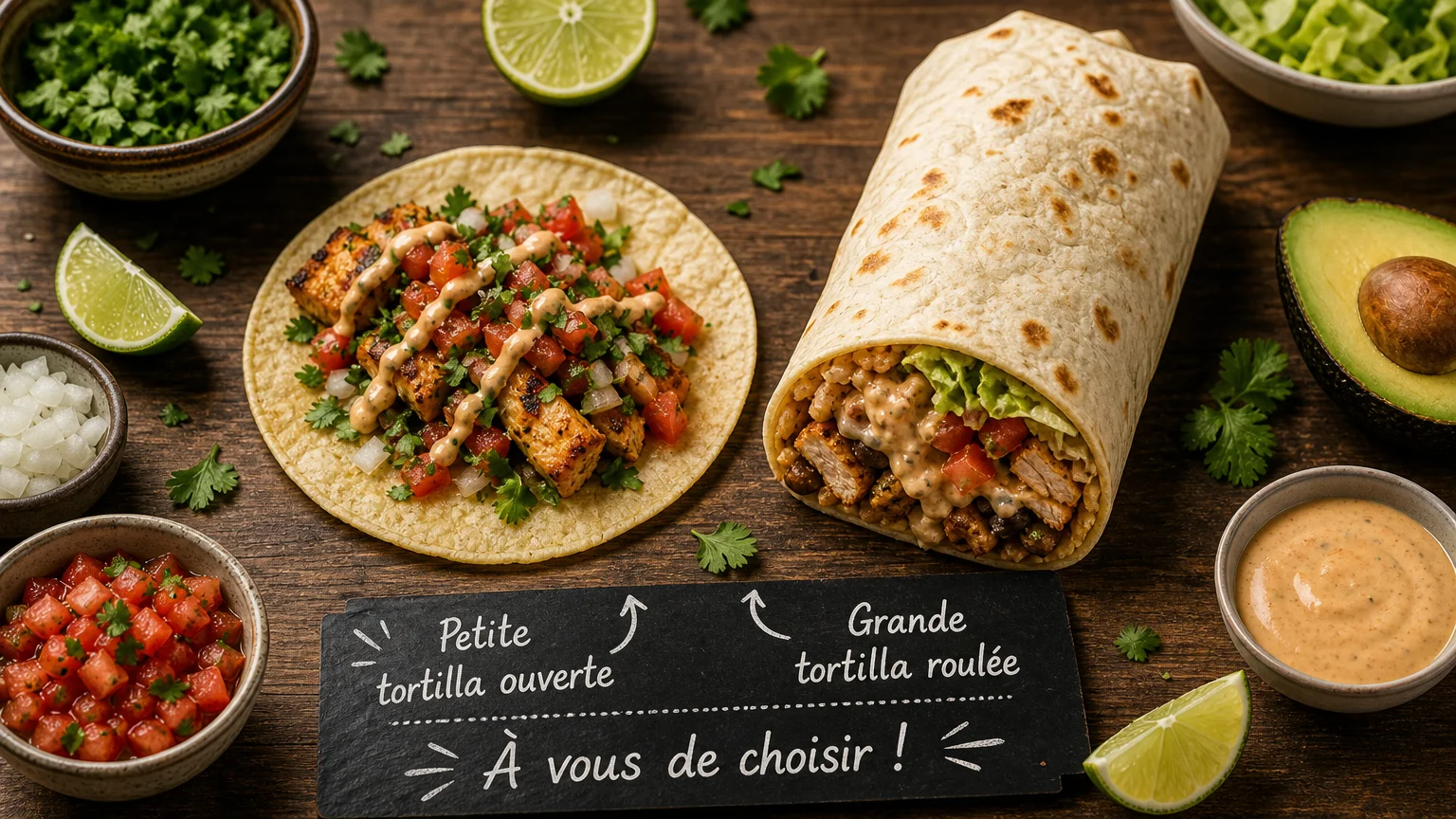 Tacos ou burritos : quelles différences et comment choisir