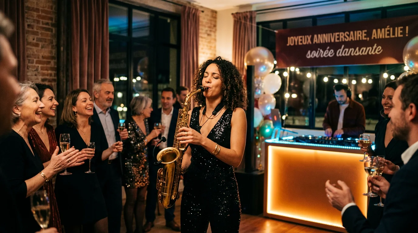 DJ saxophoniste pour anniversaire : le guide complet 2026
