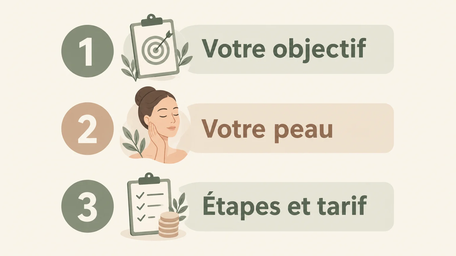 Trois points à vérifier avant de réserver un rituel visage : objectif, peau, étapes et tarif