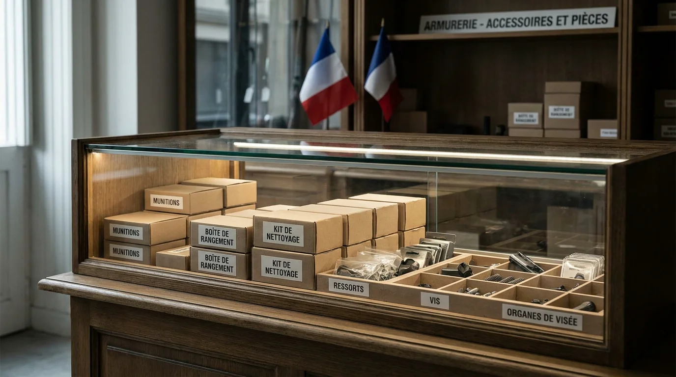 Sites agréés de vente en ligne de munitions et pièces d'armes en France