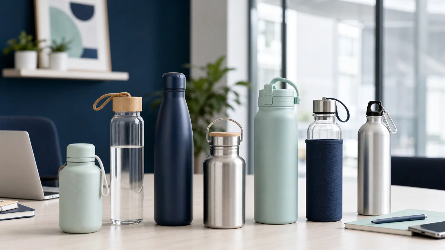 Bouteilles d'eau personnalisables : guide B2B pour choisir