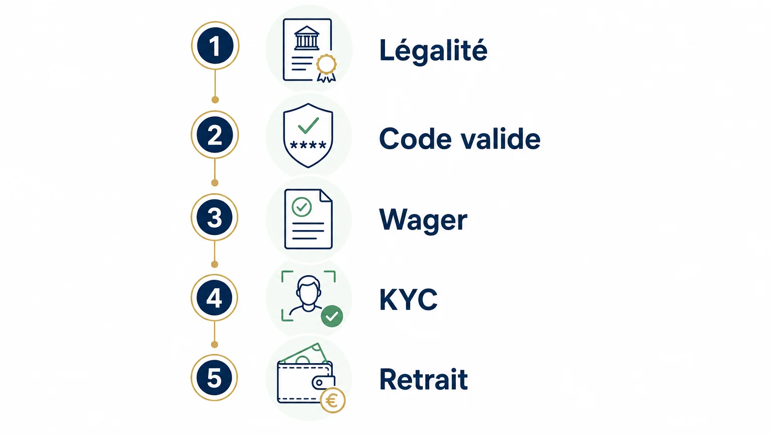 Checklist pour vérifier un bonus de casino sans dépôt
