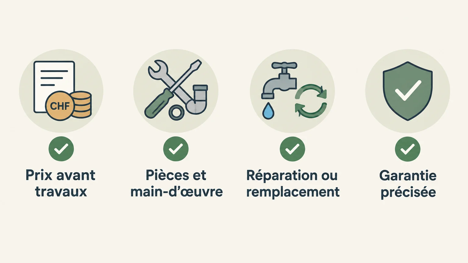 Quatre points à vérifier dans un devis de plomberie