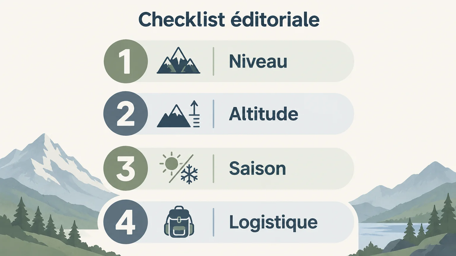 Checklist pour choisir un itinéraire de trek en haute montagne
