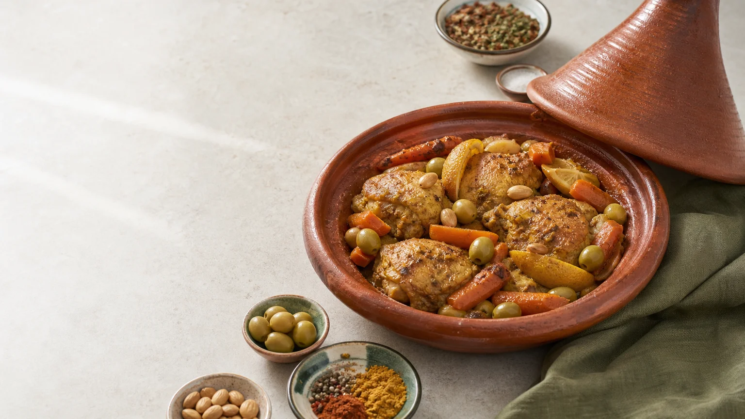 Épices pour tajine de poulet : dosage et recette parfumée