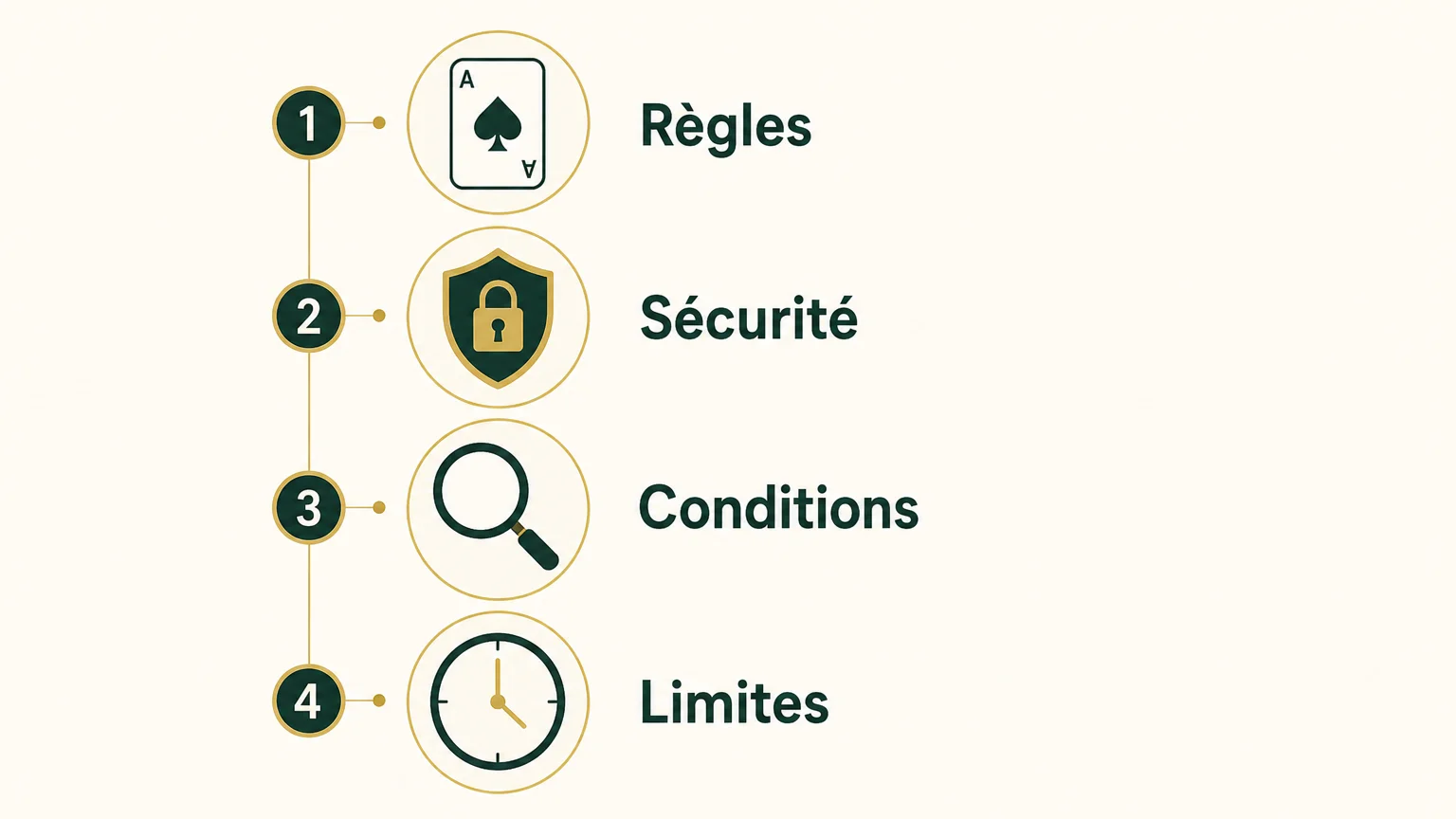 Checklist des critères pour choisir une plateforme de blackjack