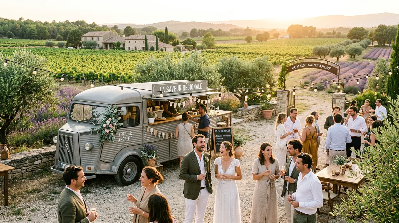 Food truck pour un mariage réussi en Provence en 2026