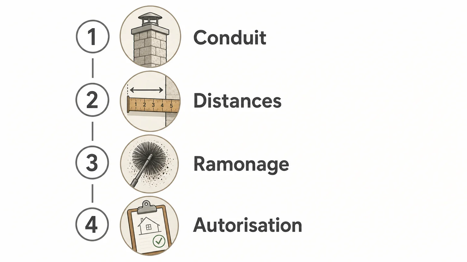 Checklist des vérifications avant l’installation d’une cheminée
