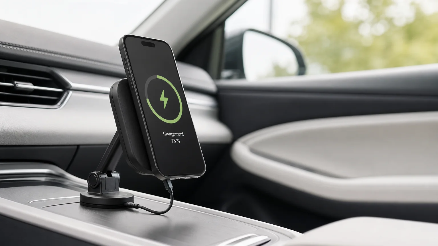 Chargeur magnétique publicitaire Magclick pour voiture