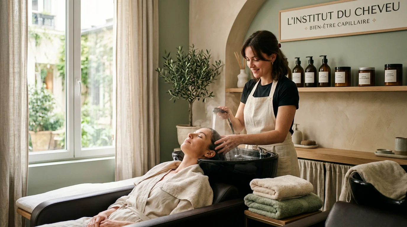 Espace de soin Head Spa professionnel et apaisant