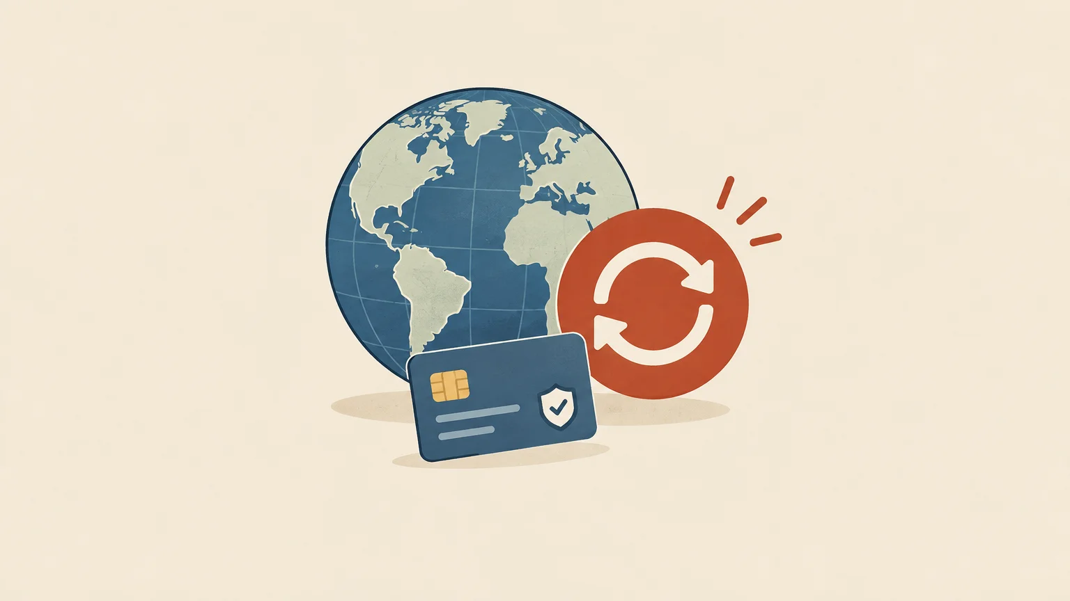 Illustration of recurring digital payments across countries