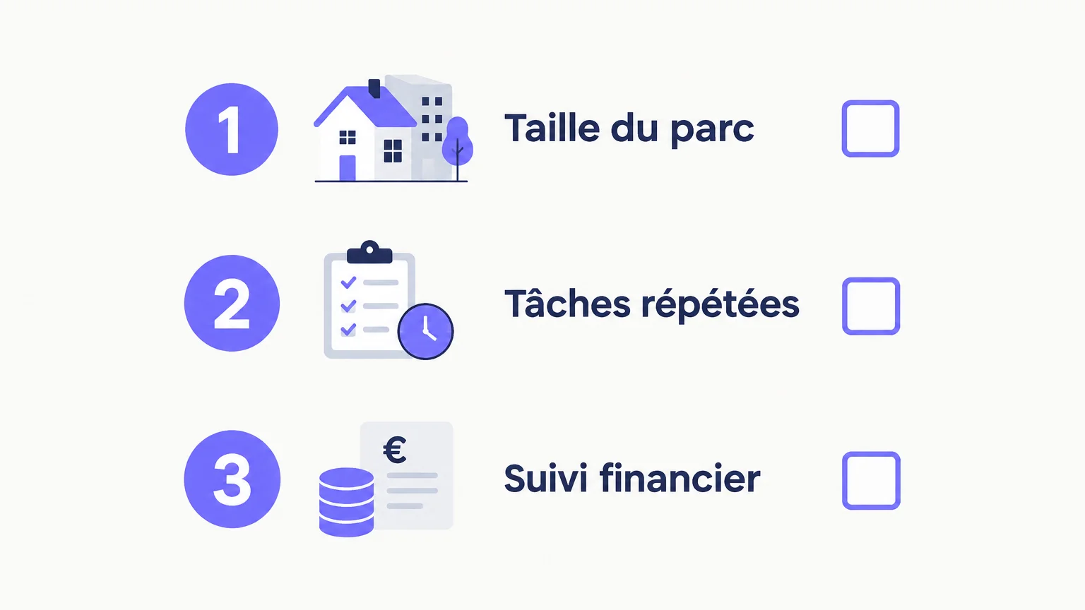 Checklist des critères pour choisir un logiciel locatif