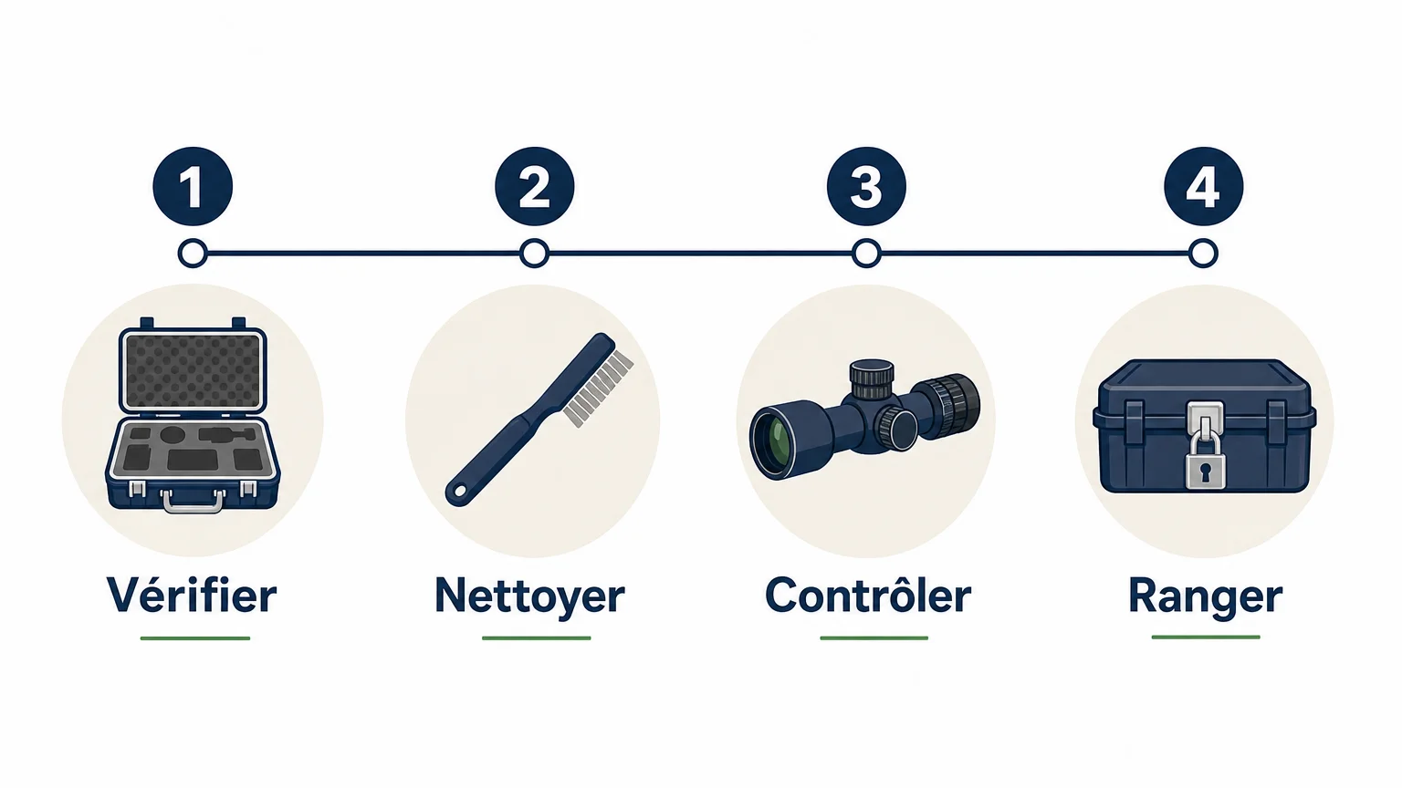 Checklist en quatre étapes pour entretenir et stocker une carabine civile