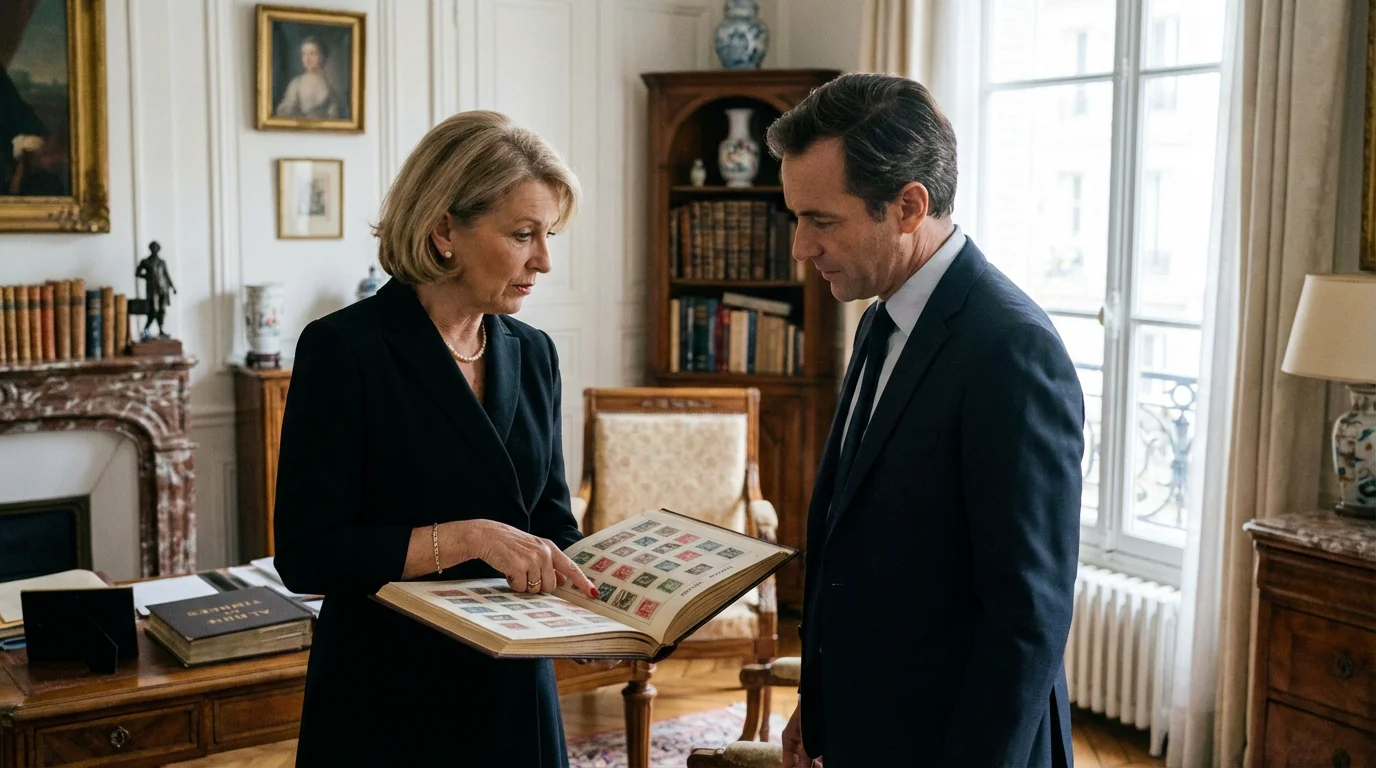 Estimation gratuite : atouts d'un expert philatéliste Timbre-Philatelie Expertise philatélique à domicile entre une propriétaire de collection et un expert en Belgique