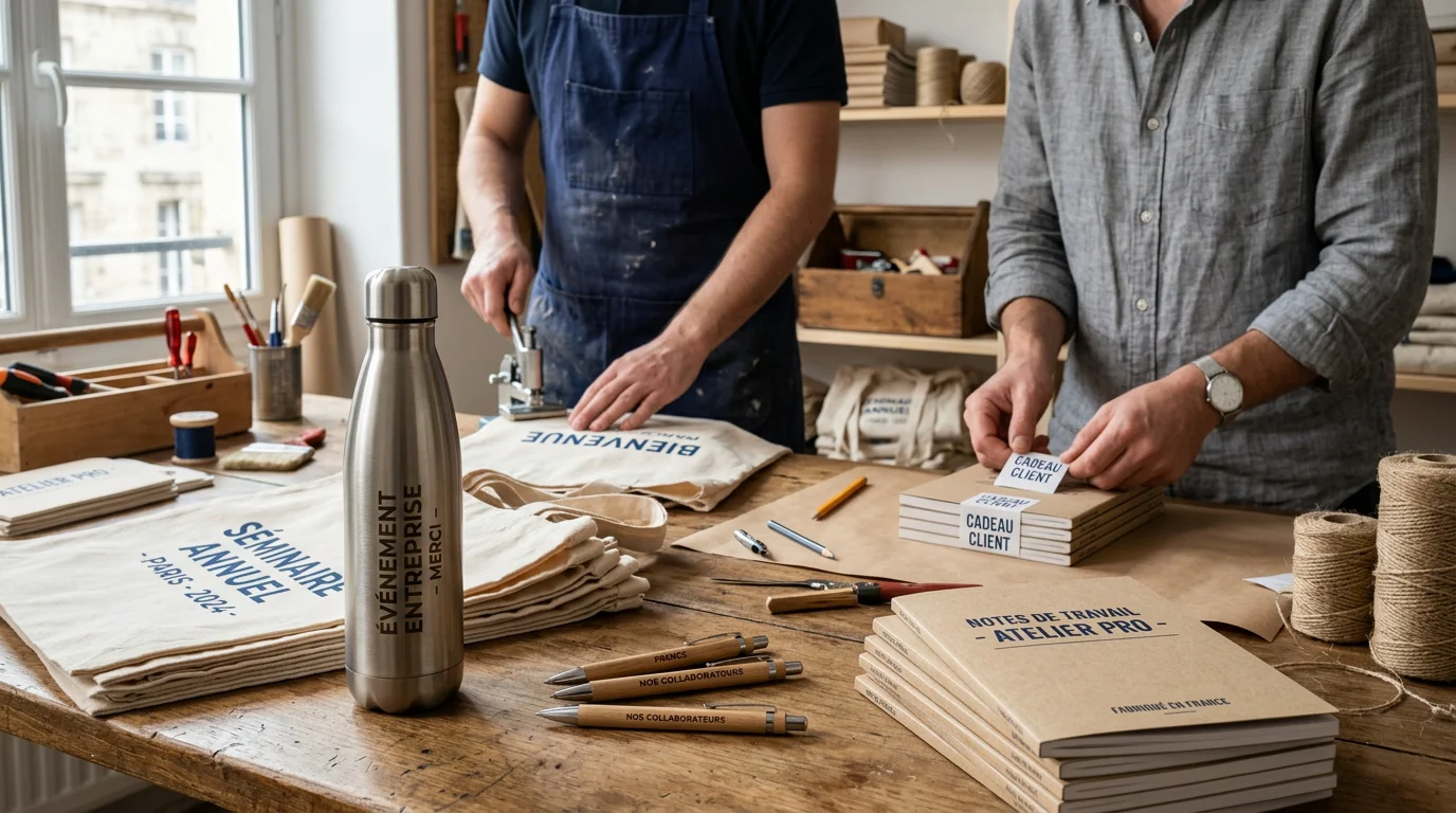 Impression objets publicitaires : techniques et guide 2026