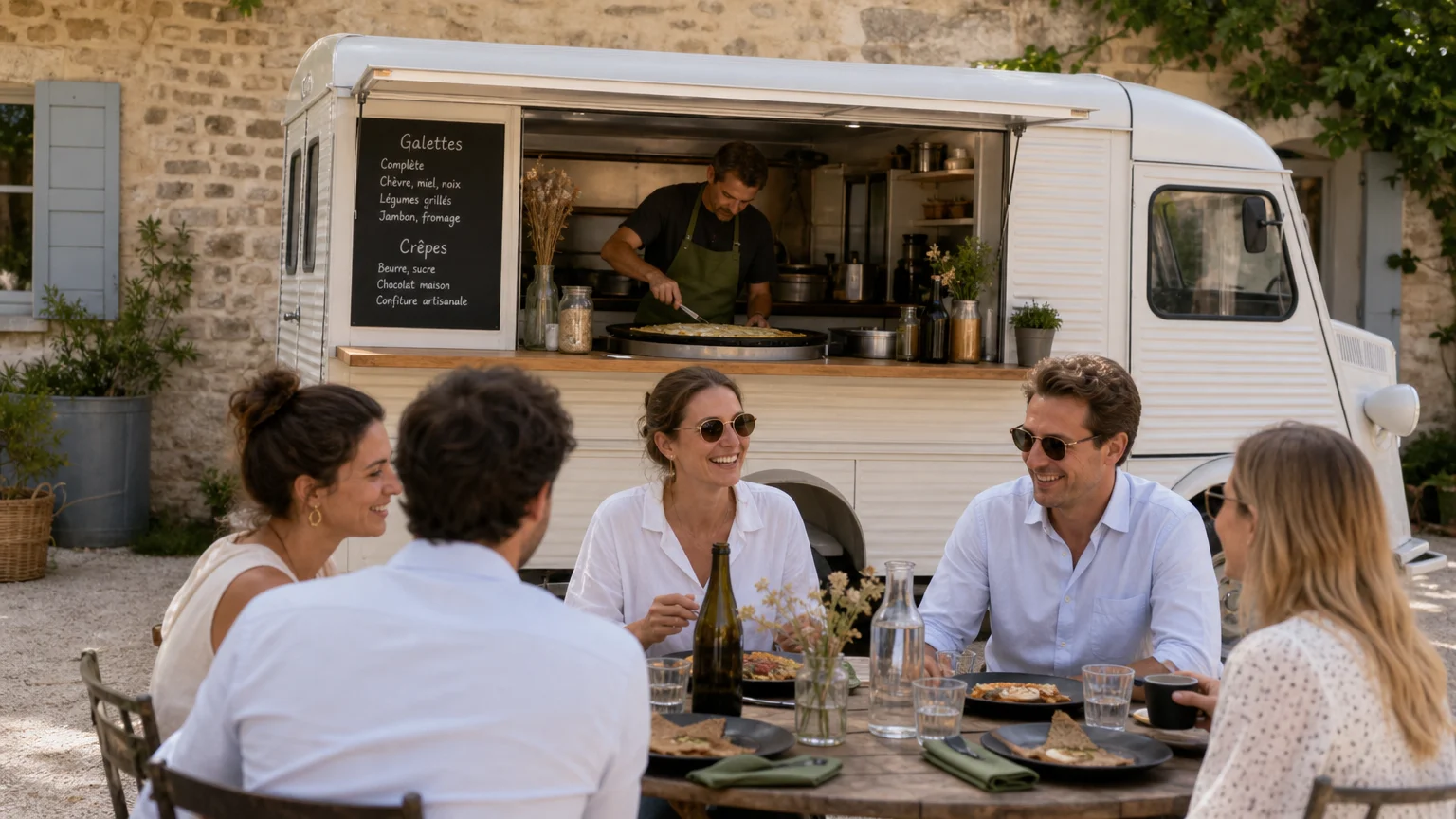 Food truck pour repas d’entreprise dans le Vaucluse