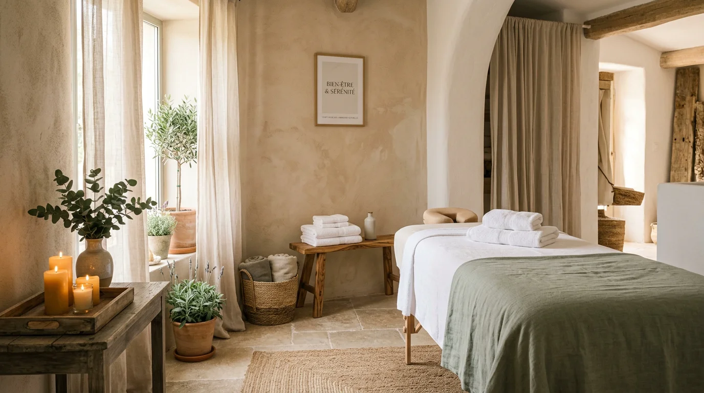 Institut de massage et de bien-être élégant et apaisant à Hyères