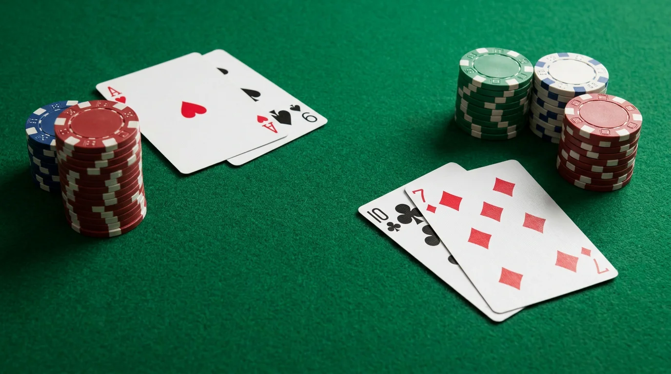 Comparaison entre une main souple et une main dure au blackjack