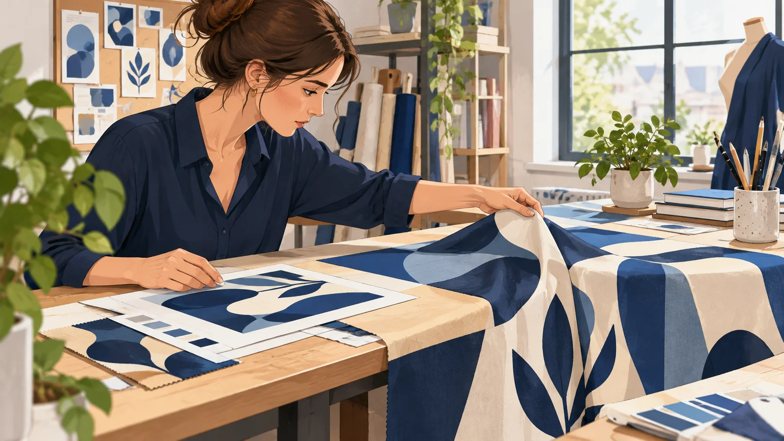Contrôle du placement d’un visuel sur une nappe de stand