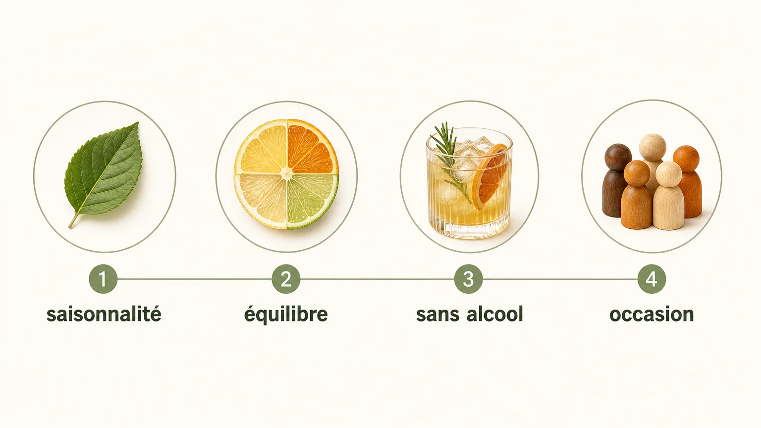 Checklist des critères pour choisir un cocktail de saison