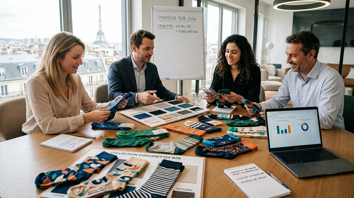 Goodies chaussettes personnalisées : le guide entreprise