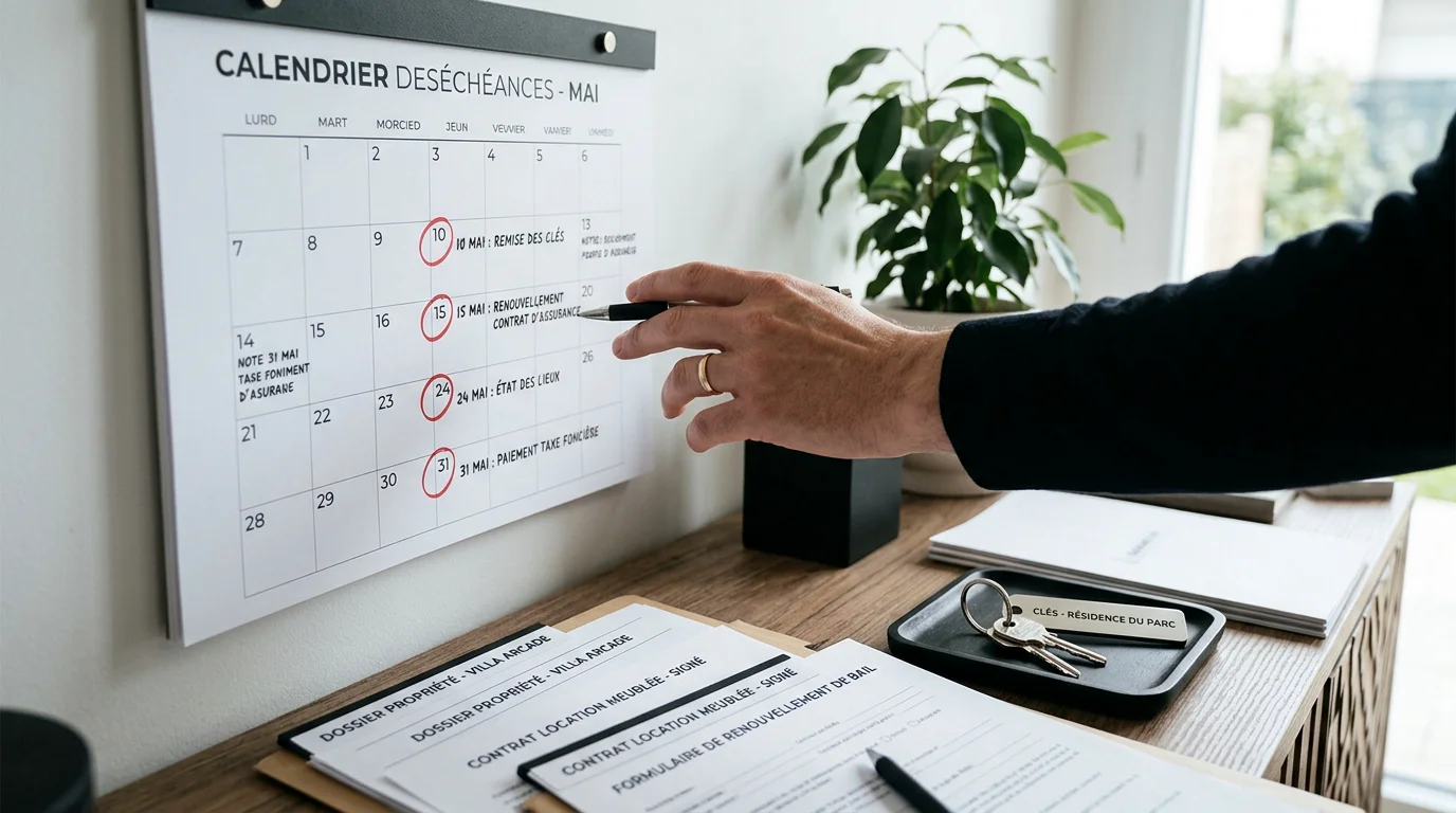 Calendrier et documents illustrant le renouvellement des diagnostics à validité courte