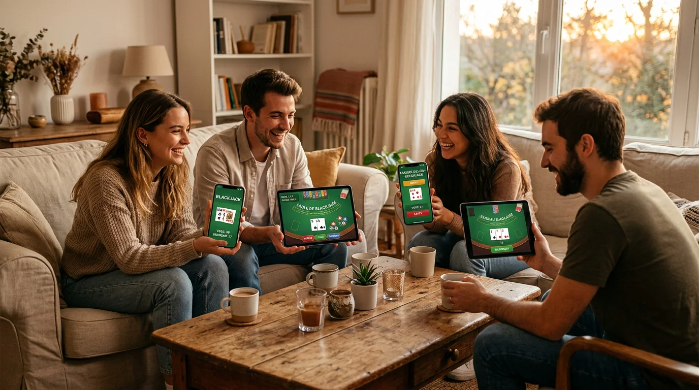 Blackjack en ligne gratuit entre amis : jouer sans risque