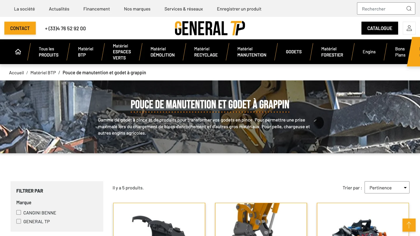 Godet grappin Scorpion — General TP