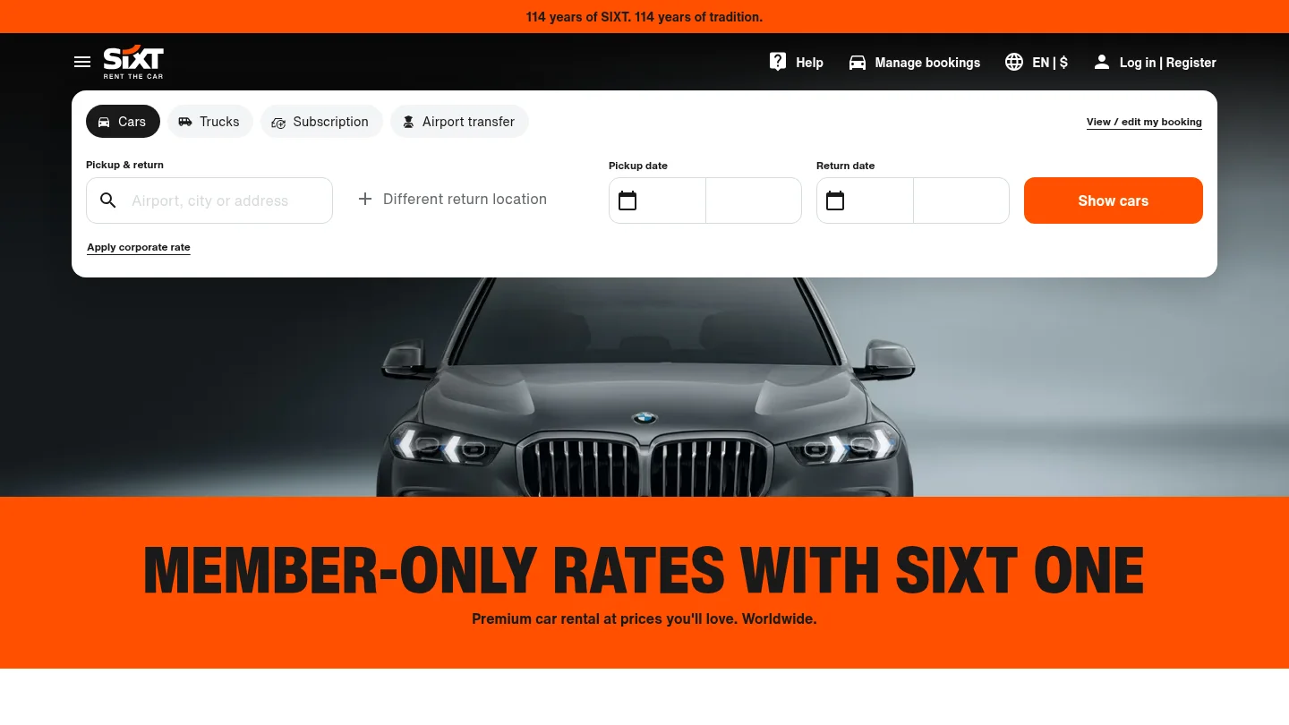 SIXT ride