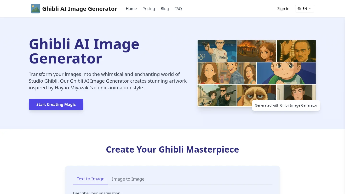 Ghibli AI Image Generator