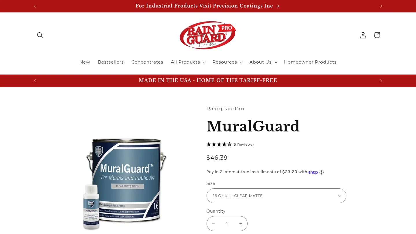 RainguardPro MuralGuard