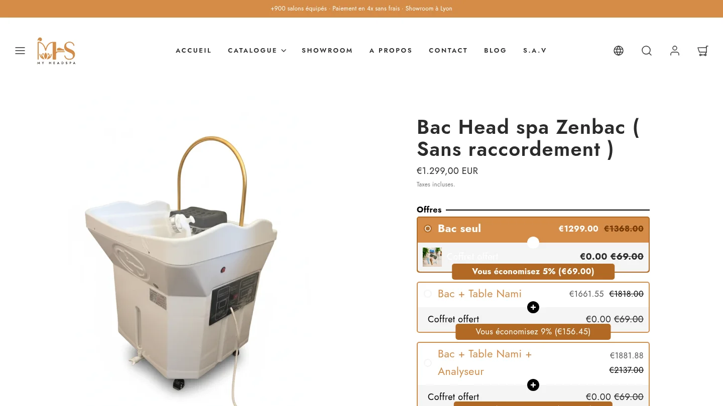 Bac Head spa Zenbac