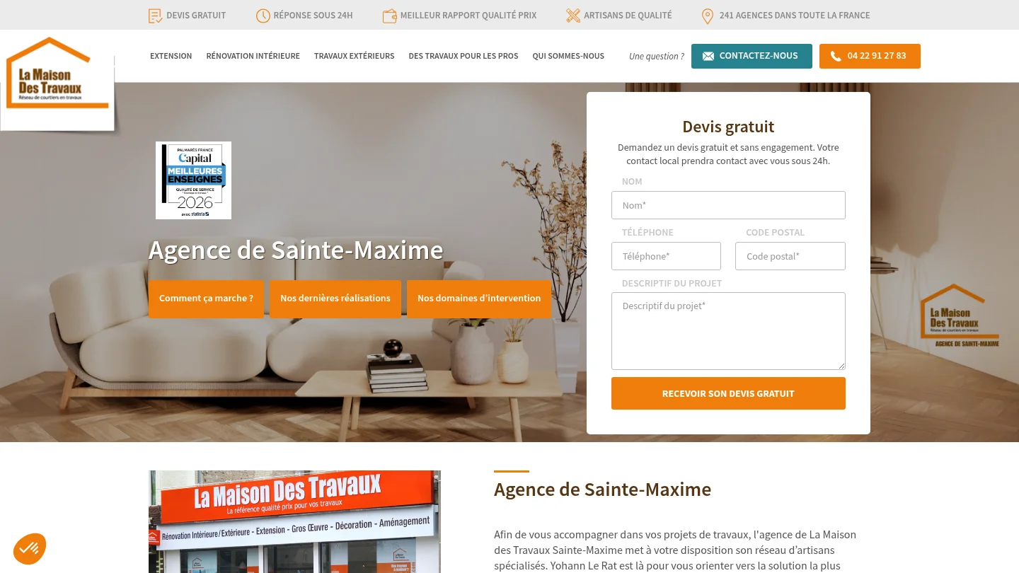 La Maison Des Travaux Sainte-Maxime