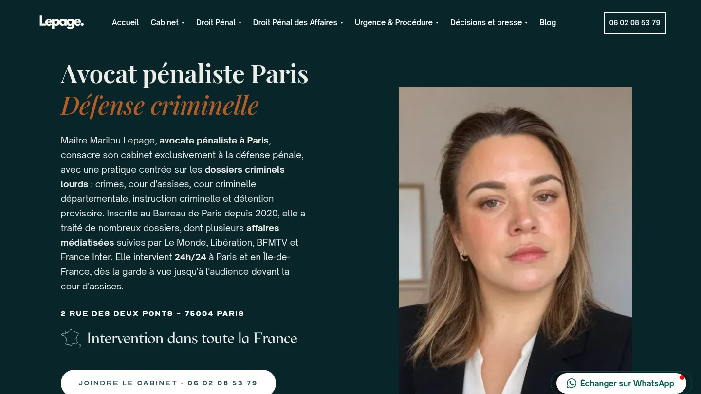 Cabinet de Maître Marilou Lepage