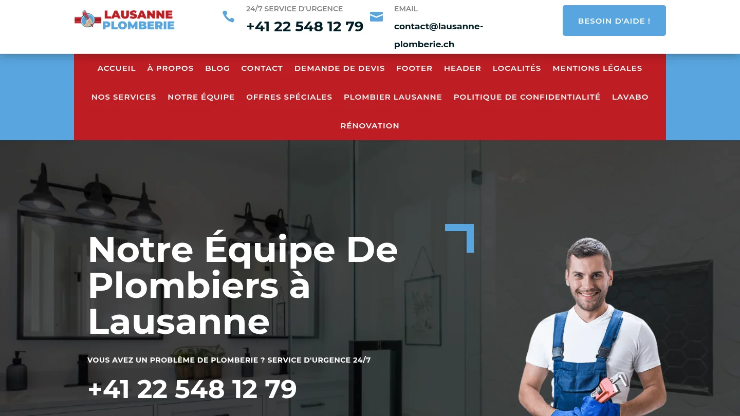 Lausanne Plomberie