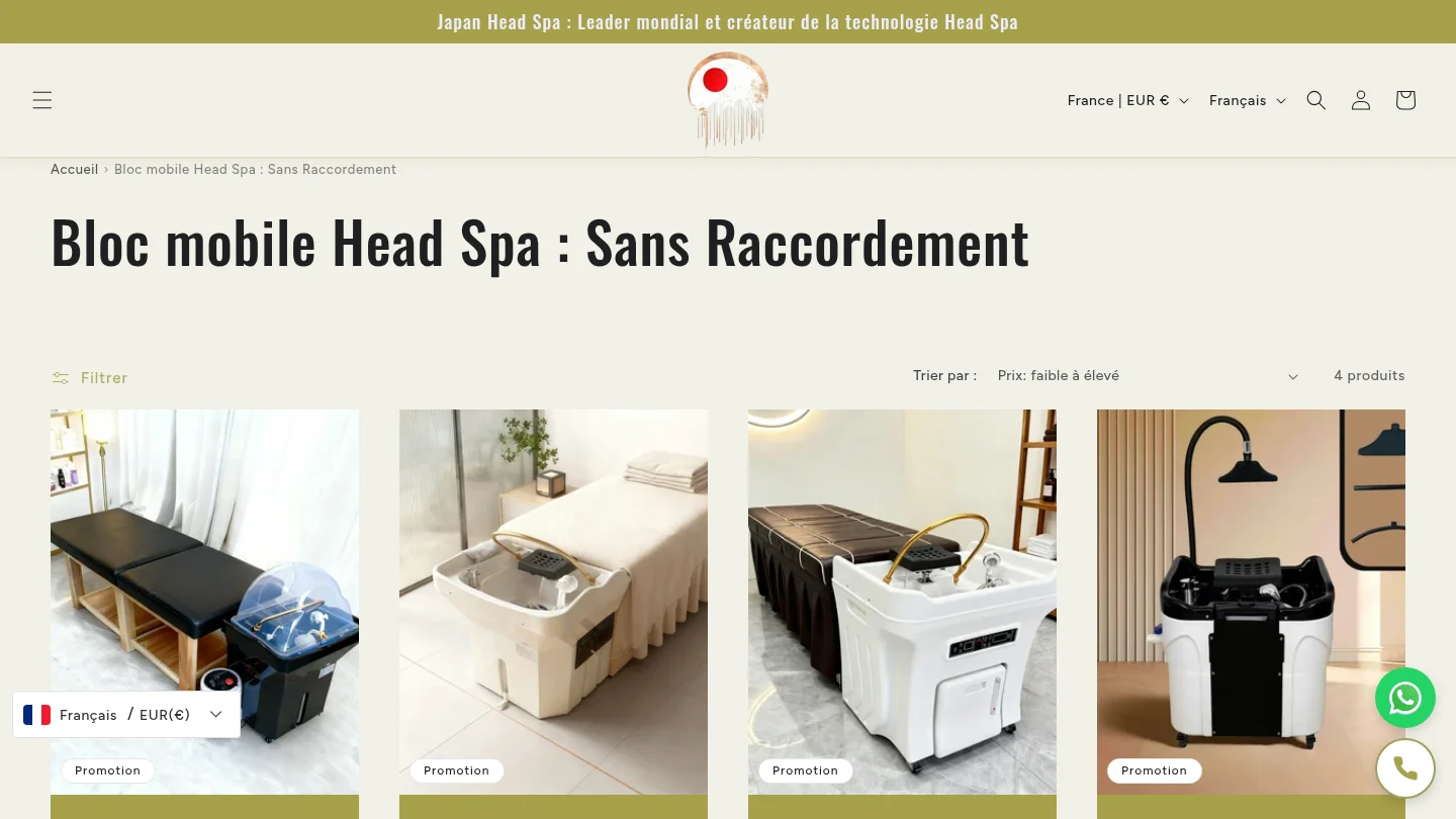 Bloc Head Spa Sora