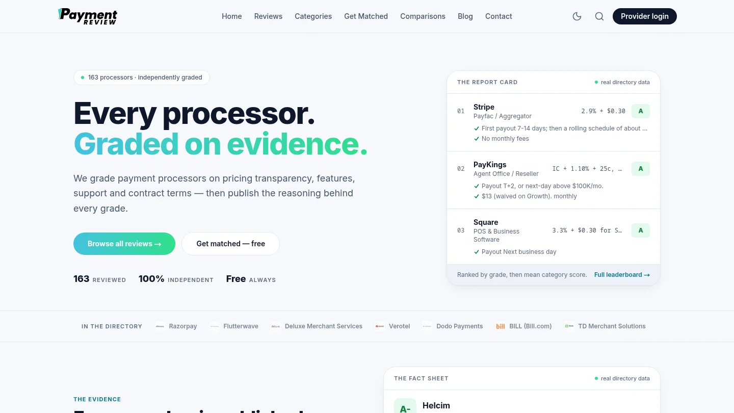 Payment Review