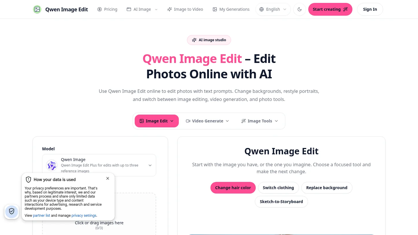 Qwen Image Edit