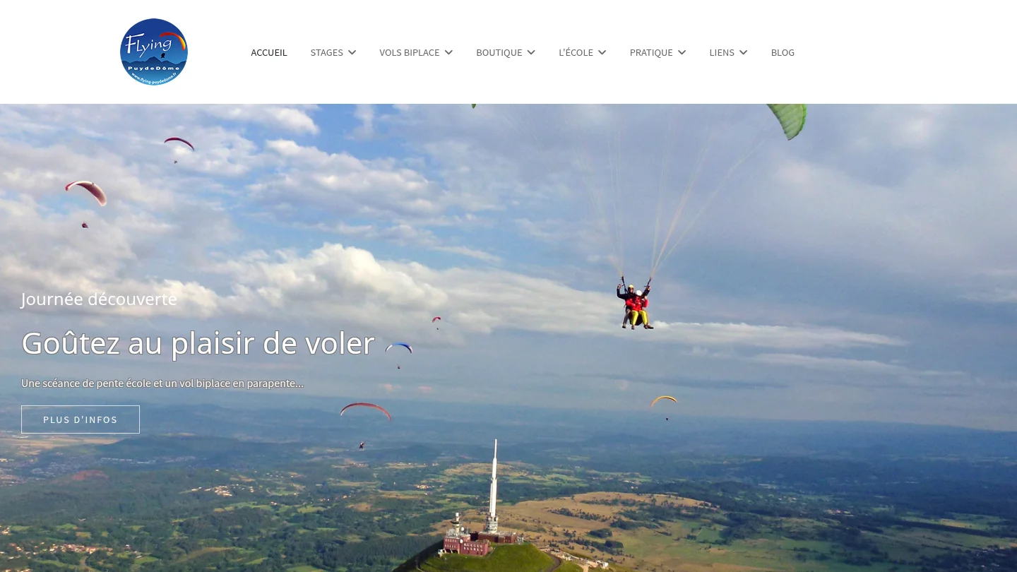 Flying Puy de Dôme