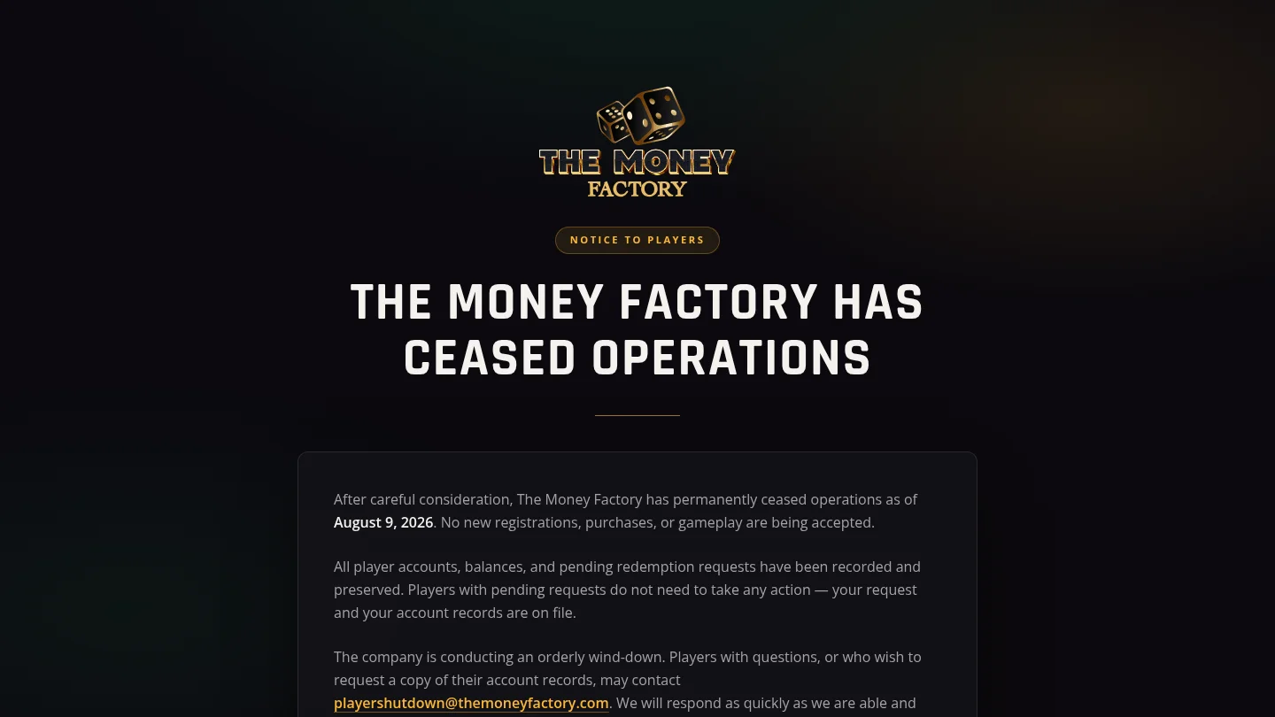 The Money Factory