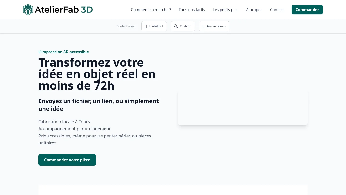 Atelier Fab 3D